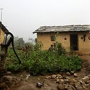 Nepalo moters portretas