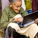 Nepalo moters portretas