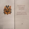 Knyga „Radvilų dvaro meniu“