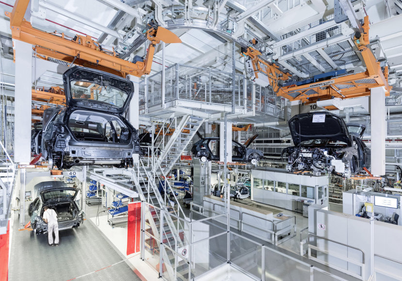 „Audi“ nuotr./Pirmoji „Audi“ gamykla Ingolštate