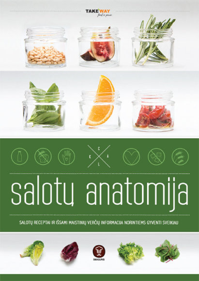 Knygos „Salotų anatomija“ viršelis.